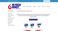 Desktop Screenshot of hi-techhoist.com