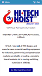 Mobile Screenshot of hi-techhoist.com